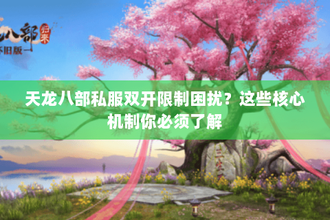 天龙八部私服双开限制困扰？这些核心机制你必须了解