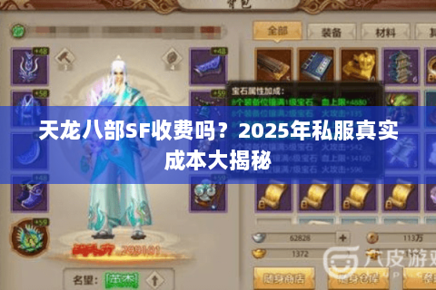 天龙八部SF收费吗？2025年私服真实成本大揭秘