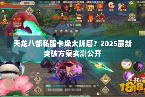 天龙八部私服卡级太折磨？2025最新突破方案实测公开