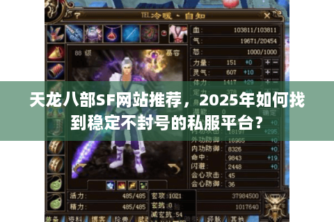 天龙八部SF网站推荐，2025年如何找到稳定不封号的私服平台？