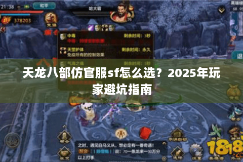 天龙八部仿官服sf怎么选？2025年玩家避坑指南