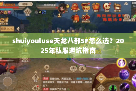 shuiyouluse天龙八部SF怎么选？2025年私服避坑指南