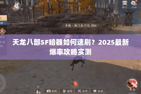 天龙八部SF暗器如何速刷？2025最新爆率攻略实测