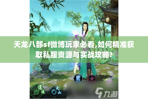 天龙八部sf微博玩家必看,如何精准获取私服资源与实战攻略?