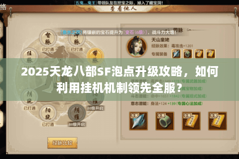2025天龙八部SF泡点升级攻略,如何利用挂机机制领先全服? 2025天龙八部SF泡点升级攻略,如何利用挂机机制领先全服?