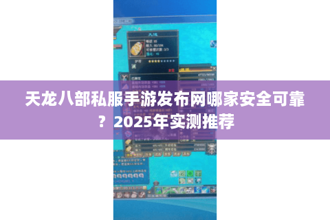 天龙八部私服手游发布网哪家安全可靠？2025年实测推荐