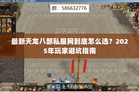 最新天龙八部私服网到底怎么选？2025年玩家避坑指南