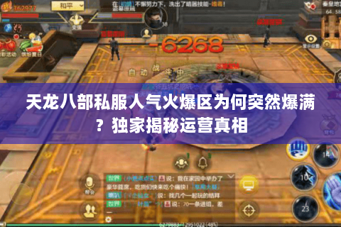 天龙八部私服人气火爆区为何突然爆满？独家揭秘运营真相