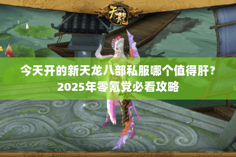 今天开的新天龙八部私服哪个值得肝？2025年零氪党必看攻略