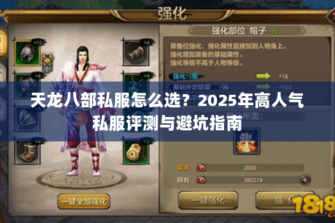 天龙八部私服怎么选？2025年高人气私服评测与避坑指南