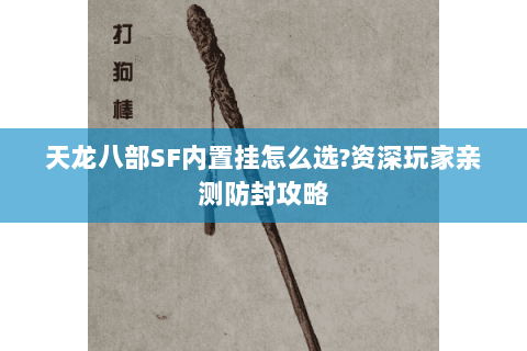 天龙八部SF内置挂怎么选?资深玩家亲测防封攻略