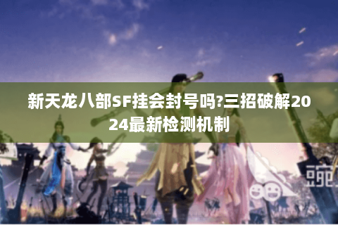 新天龙八部SF挂会封号吗?三招破解2024最新检测机制