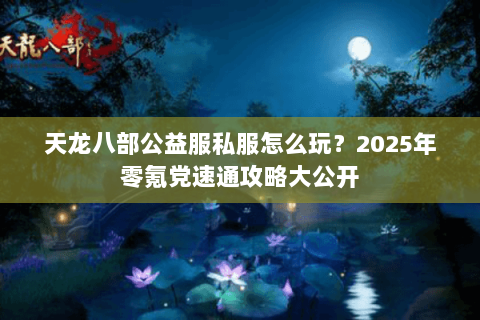 天龙八部公益服私服怎么玩？2025年零氪党速通攻略大公开