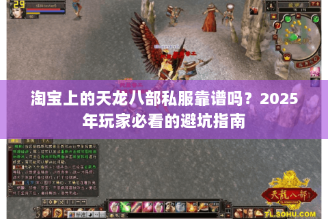 淘宝上的天龙八部私服靠谱吗？2025年玩家必看的避坑指南