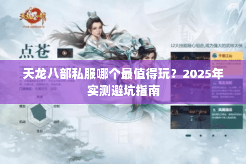天龙八部私服哪个最值得玩？2025年实测避坑指南