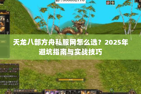 天龙八部方舟私服网怎么选？2025年避坑指南与实战技巧