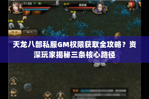 天龙八部私服GM权限获取全攻略?资深玩家揭秘三条核心路径 天龙八部私服GM权限获取全攻略?资深玩家揭秘三条核心路径