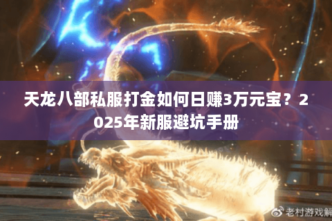 天龙八部私服打金如何日赚3万元宝？2025年新服避坑手册