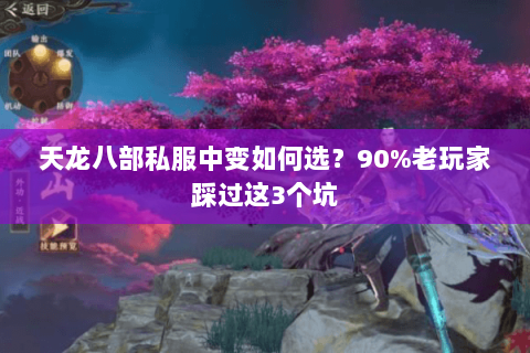 天龙八部私服中变如何选?90%老玩家踩过这3个坑 天龙八部私服中变如何选?90%老玩家踩过这3个坑