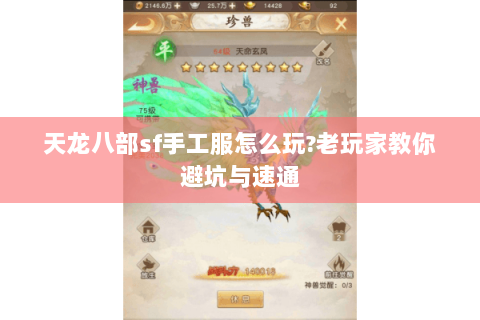 天龙八部sf手工服怎么玩?老玩家教你避坑与速通 天龙八部sf手工服怎么玩?老玩家教你避坑与速通