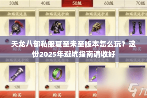 天龙八部私服夏至未至版本怎么玩？这份2025年避坑指南请收好