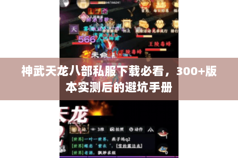 神武天龙八部私服下载必看，300+版本实测后的避坑手册