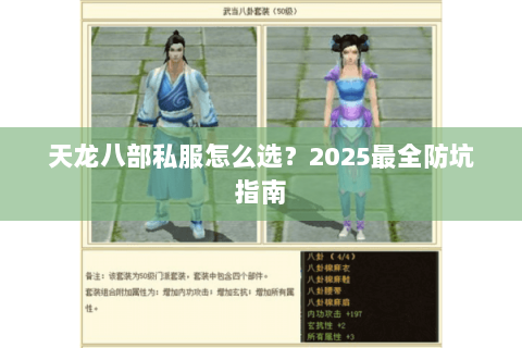 天龙八部私服怎么选？2025最全防坑指南