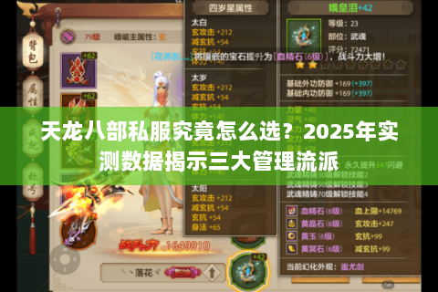 天龙八部私服究竟怎么选?2025年实测数据揭示三大管理流派 天龙八部私服究竟怎么选?2025年实测数据揭示三大管理流派