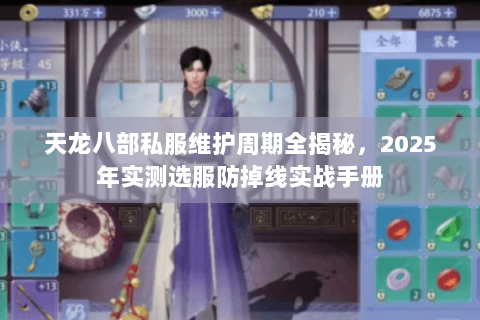 天龙八部私服维护周期全揭秘，2025年实测选服防掉线实战手册
