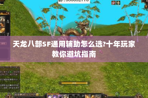 天龙八部SF通用辅助怎么选?十年玩家教你避坑指南