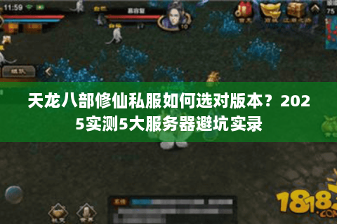 天龙八部修仙私服如何选对版本？2025实测5大服务器避坑实录