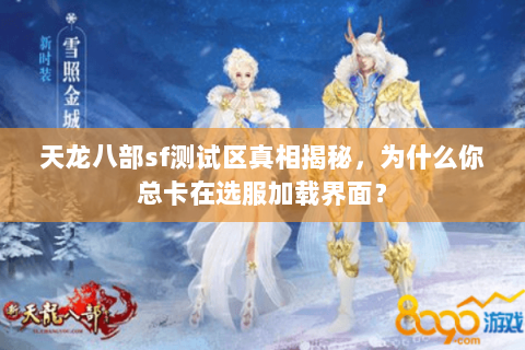 天龙八部sf测试区真相揭秘，为什么你总卡在选服加载界面？