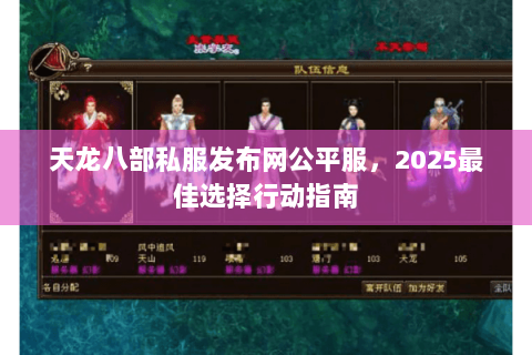 天龙八部私服发布网公平服，2025最佳选择行动指南
