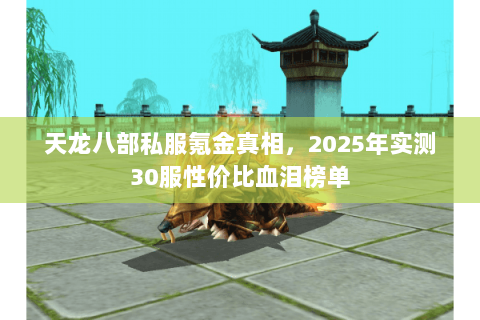 天龙八部私服氪金真相，2025年实测30服性价比血泪榜单