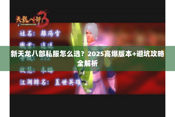 新天龙八部私服怎么选?2025高爆版本+避坑攻略全解析 新天龙八部私服怎么选?2025高爆版本+避坑攻略全解析