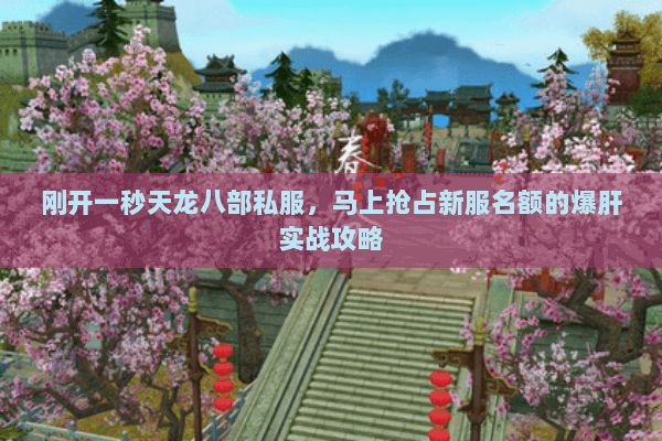 刚开一秒天龙八部私服，马上抢占新服名额的爆肝实战攻略