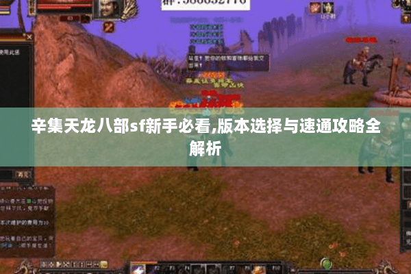 辛集天龙八部sf新手必看,版本选择与速通攻略全解析