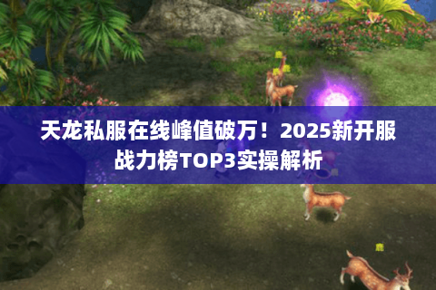 天龙私服在线峰值破万!2025新开服战力榜TOP3实操解析 天龙私服在线峰值破万!2025新开服战力榜TOP3实操解析