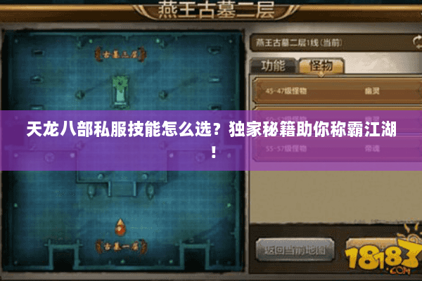 天龙八部私服技能怎么选？独家秘籍助你称霸江湖！