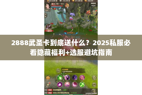 2888武圣卡到底送什么？2025私服必看隐藏福利+选服避坑指南