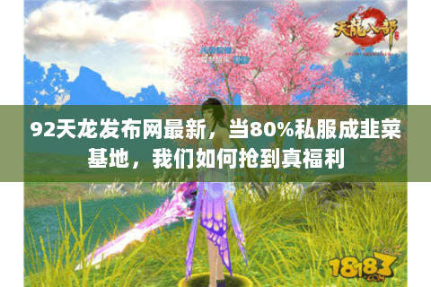 92天龙发布网最新，当80%私服成韭菜基地，我们如何抢到真福利