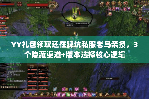 YY礼包领取还在踩坑私服老鸟亲授，3个隐藏渠道+版本选择核心逻辑