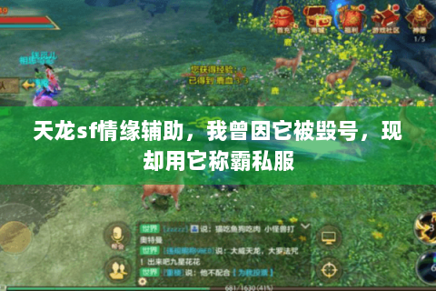 天龙sf情缘辅助,我曾因它被毁号,现却用它称霸私服 天龙sf情缘辅助,我曾因它被毁号,现却用它称霸私服