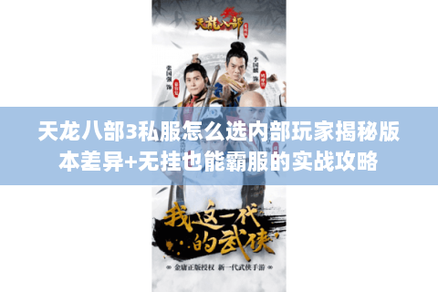 天龙八部3私服怎么选内部玩家揭秘版本差异+无挂也能霸服的实战攻略