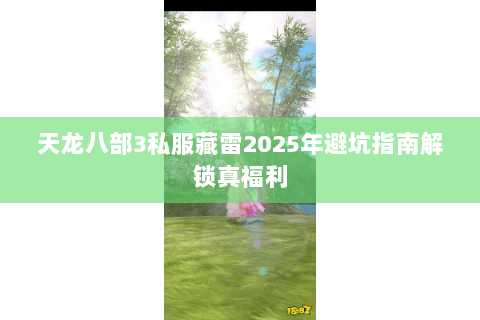天龙八部3私服藏雷2025年避坑指南解锁真福利