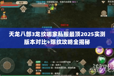 天龙八部3龙纹哪家私服最顶2025实测版本对比+爆纹攻略全揭秘