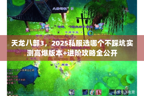 天龙八部3，2025私服选哪个不踩坑实测高爆版本+进阶攻略全公开