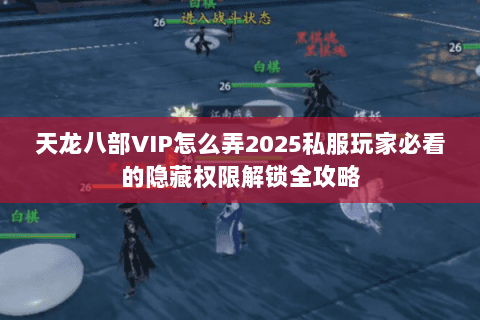 天龙八部VIP怎么弄2025私服玩家必看的隐藏权限解锁全攻略