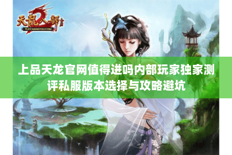 上品天龙官网值得进吗内部玩家独家测评私服版本选择与攻略避坑
