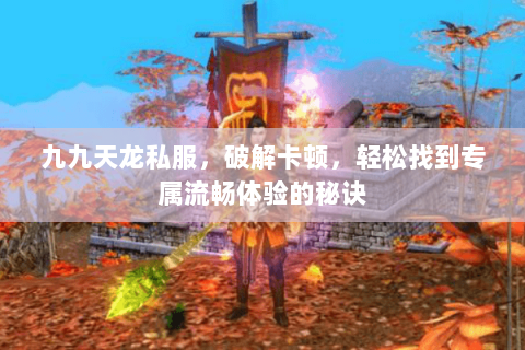 九九天龙私服，破解卡顿，轻松找到专属流畅体验的秘诀